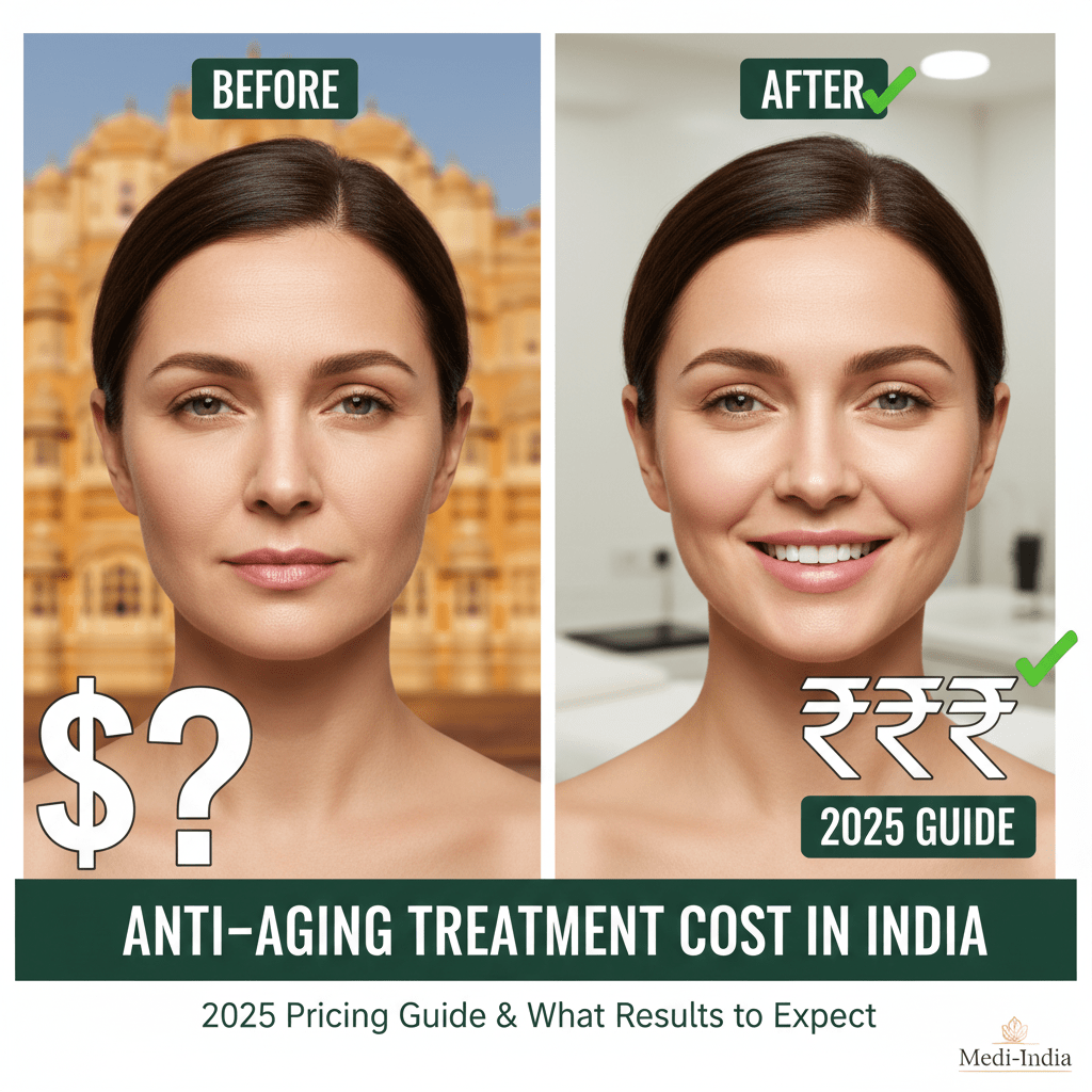 anti-aging treatment cost in India and pricing overview