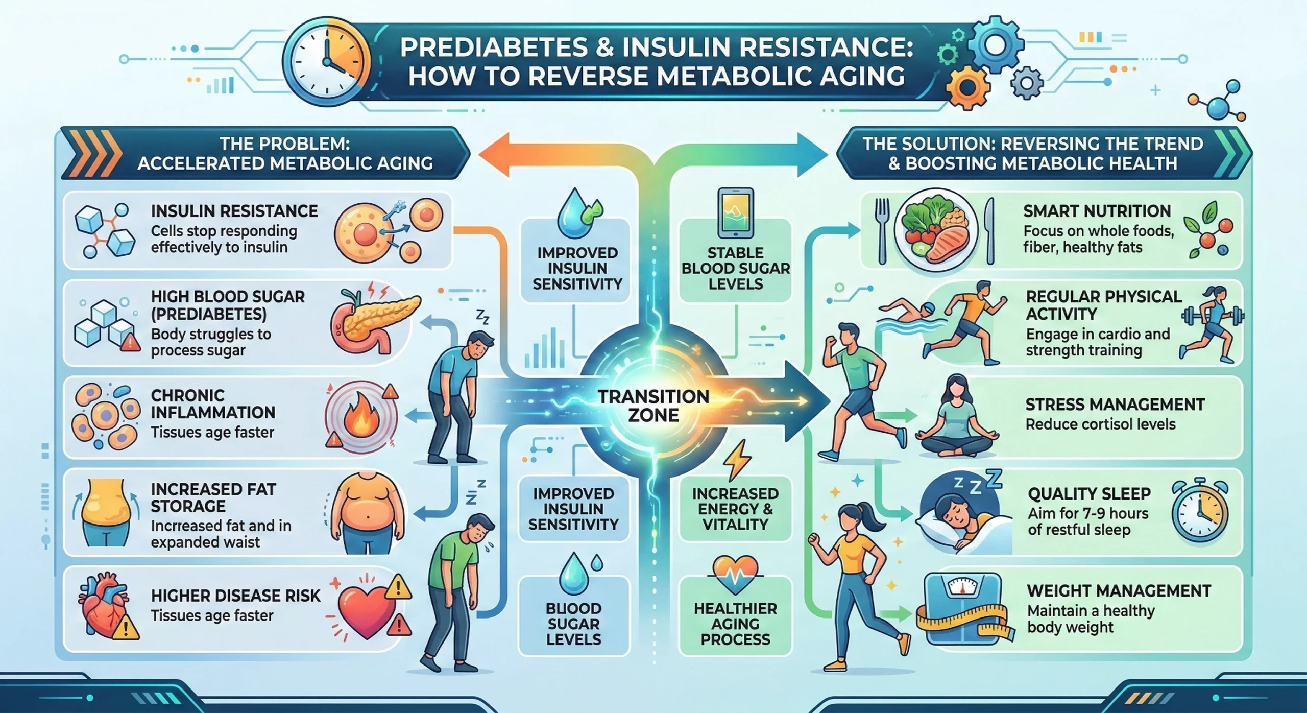 Prediabetes and Insulin Resistance: How to Reverse Metabolic Aging